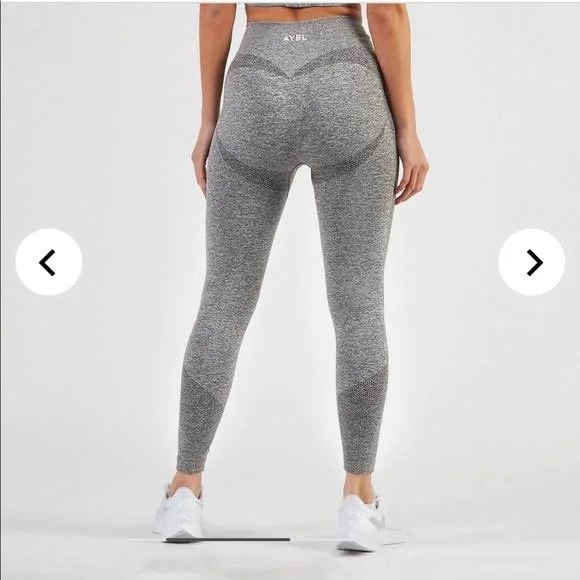 NEW AYBL Motion Seamless Leggings in color grey marl size small - Picture 2 of 9